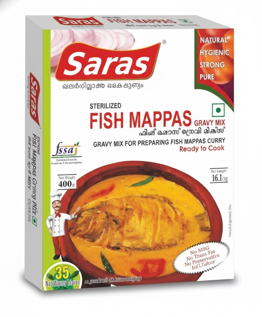 SARAS FISH MAPPAS GRAVY MIX 400 GM