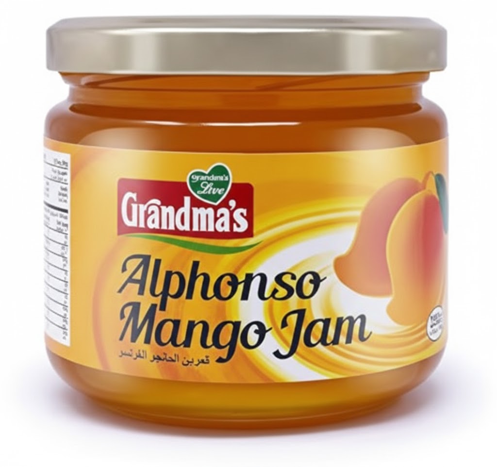 GRANDMAS ALPHONSO MANGO JAM 350G