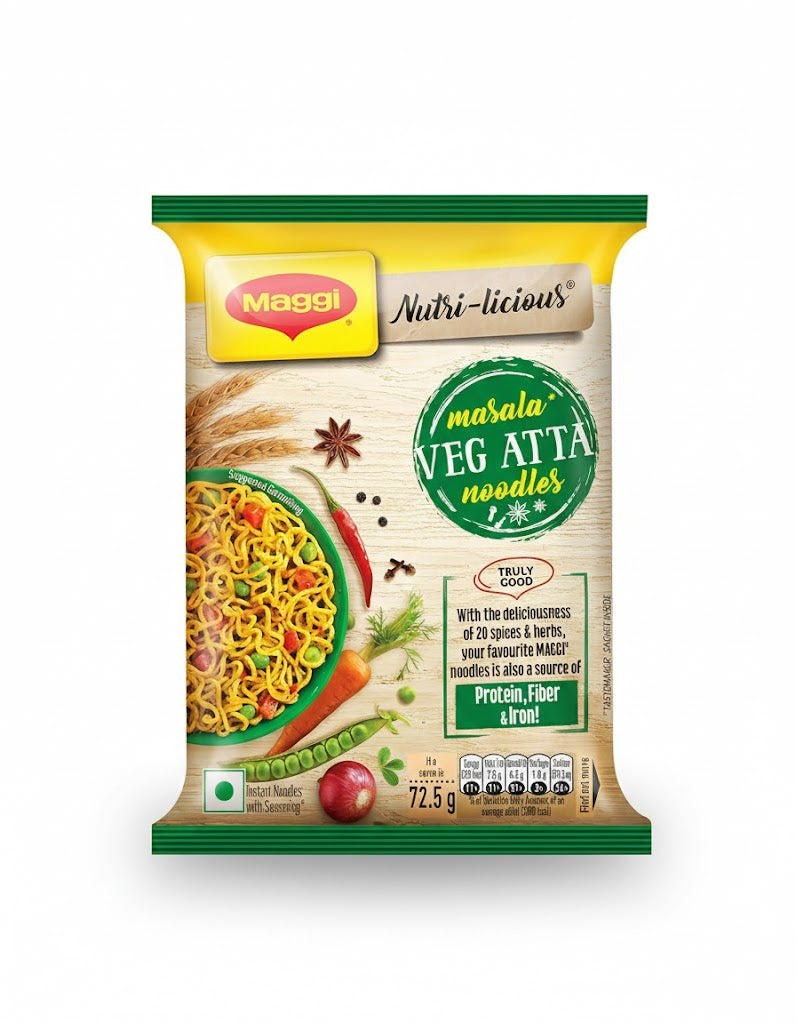 MAGGI VEG ATTA NOODLES 75G