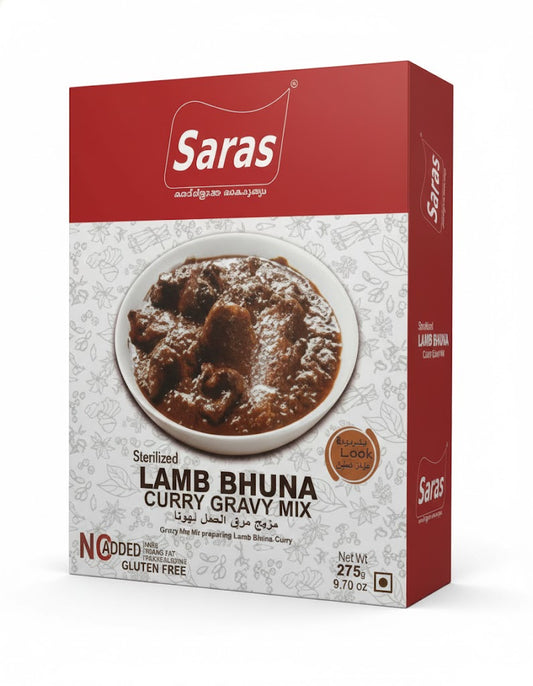 SARAS LAMB BHUNA GRAVY MIX 275 GM