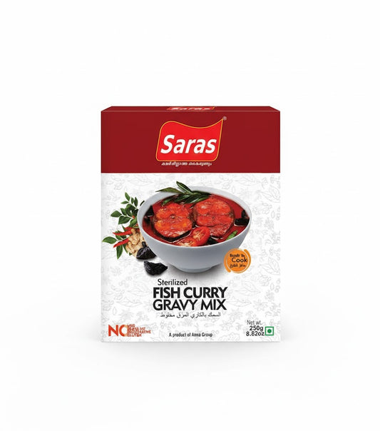 SARAS FISH CURRY GRAVY MIX 400 GM
