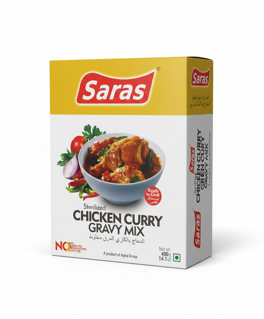 SARAS CHICKEN CURRY GRAVY MIX 400G