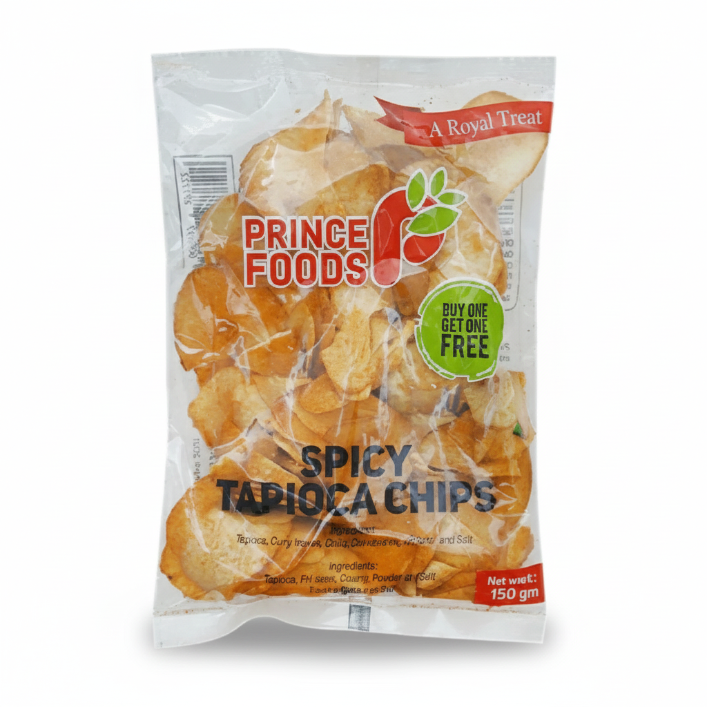 PRINCE FOODS SPICY TAPIOCA CHIPS BUY1 GET 1FREE