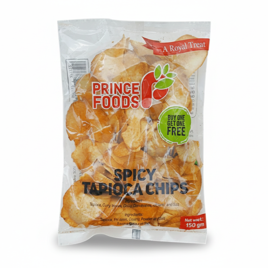 PRINCE FOODS SPICY TAPIOCA CHIPS BUY1 GET 1FREE