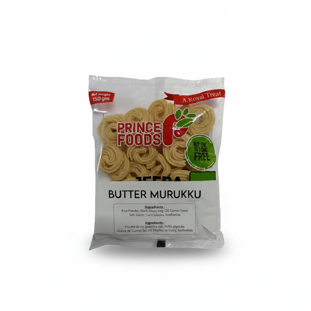 PRINCE FOODS BUTTER MURUKKU 150G