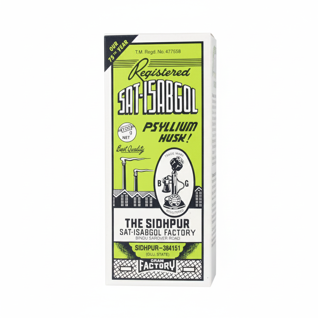 SAT-ISABGOL PSYLLIUM HUSK 100G