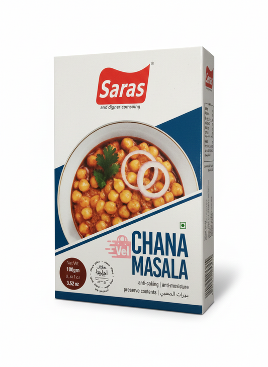 SARAS CHANA MASALA 100 GM EXPORT