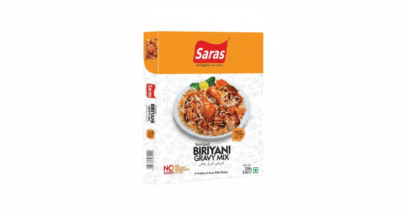 SARAS BIRIYANI GRAVY MIX 250G