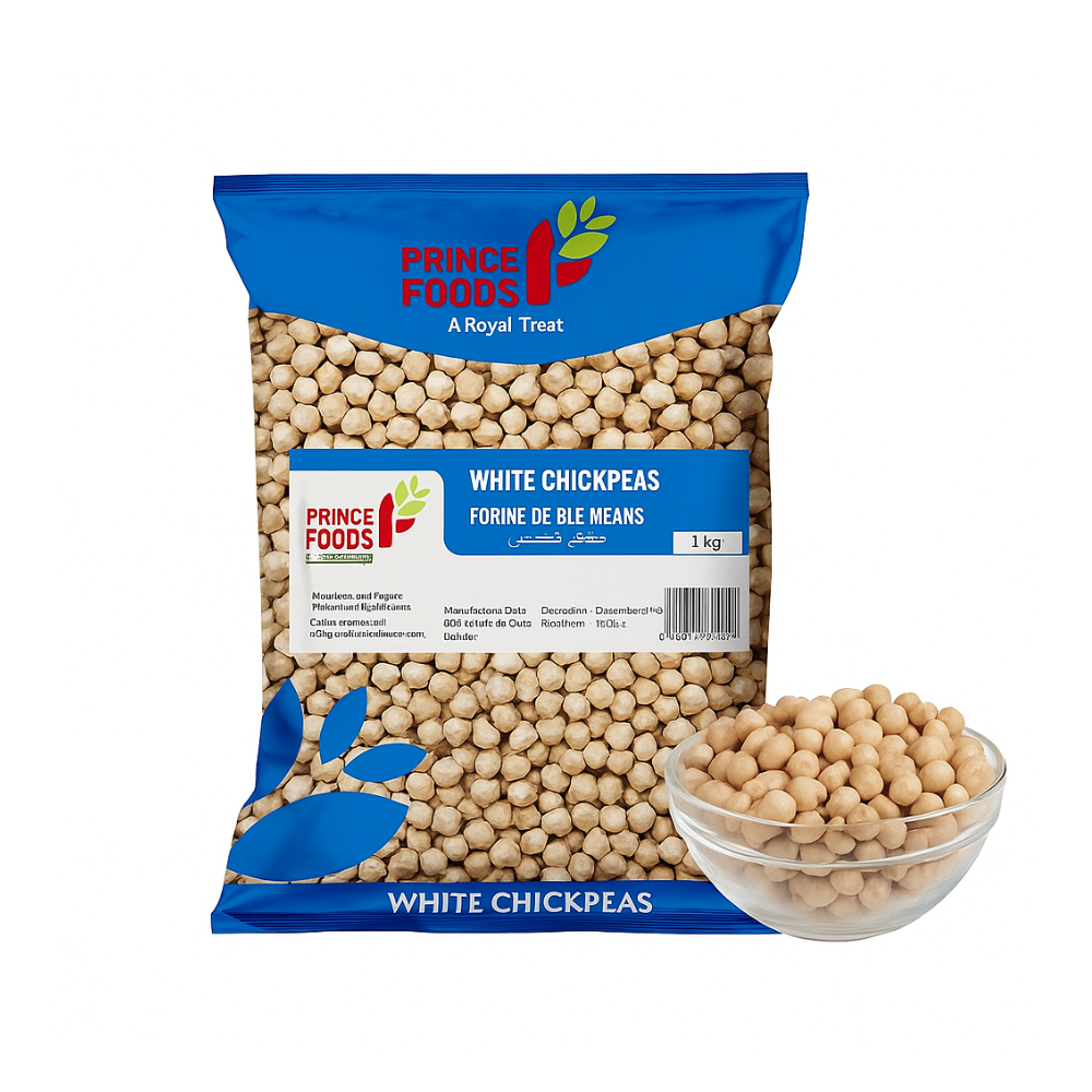 Prince Foods White Chickpeas 1KG