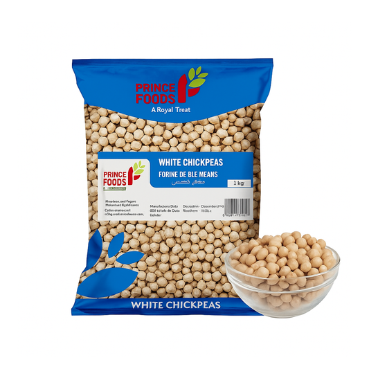 Prince Foods White Chickpeas 1KG