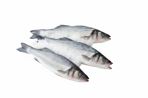 SEA BASS-
CLEANED-5KG-BOX-£49.99