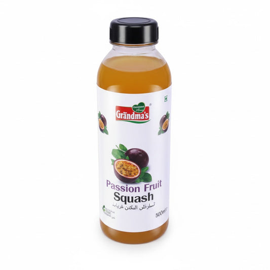 GRANDMAS PASSION FRUIT SQUASH 500ML