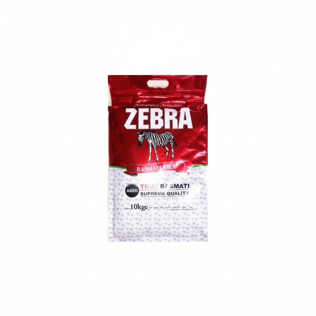 ZEBRA TRUE BASMATI RICE 10KG