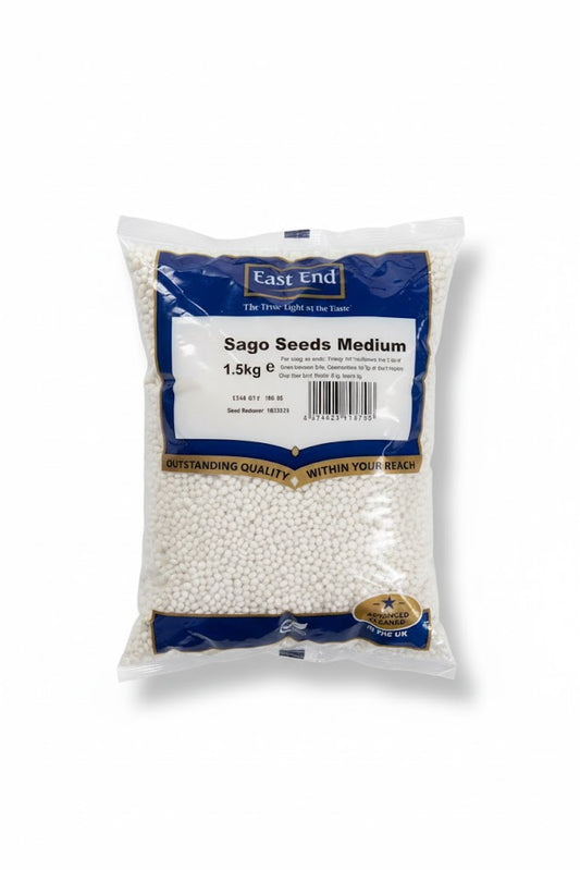 EAST END SAGO SEEDS MEDIUM 1.5KG