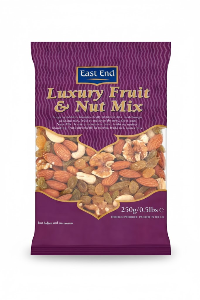 EAST END LUXURY FRUIT AND NUT MIX 250G